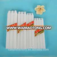 China factory unscented stick paraffin wax white candle